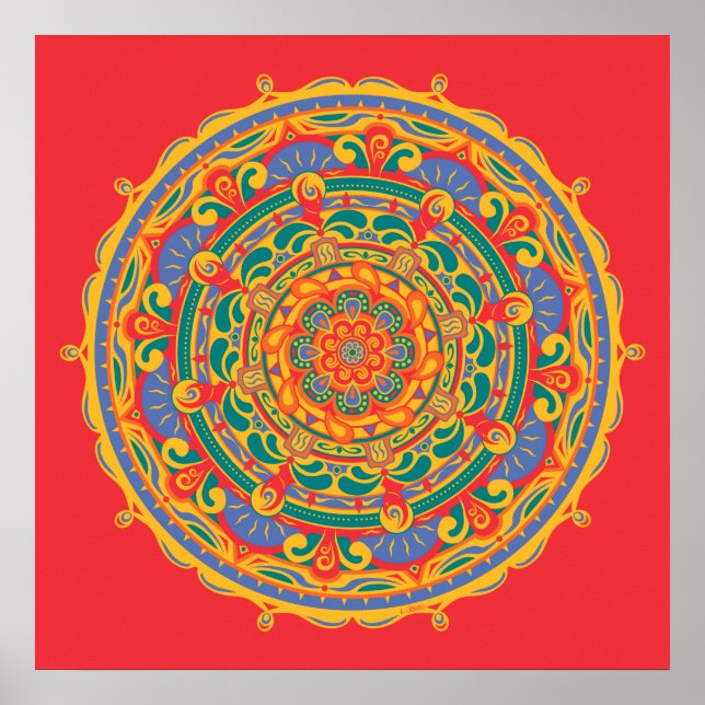 Mandala #6 - Poster (Frente)