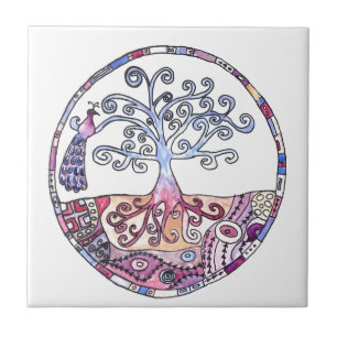 Mandala - árvore de vida no paraíso