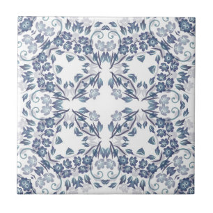Mandala Azul Empoeirado 