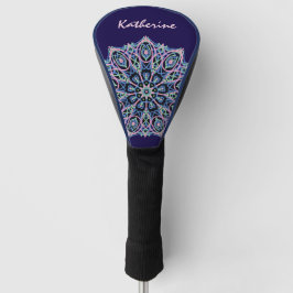 Mandala Blue Pink Green Spiritual.