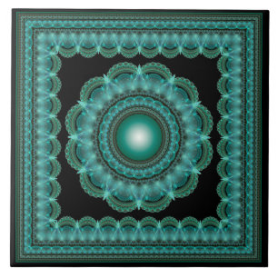 Mandala brilhante fractal