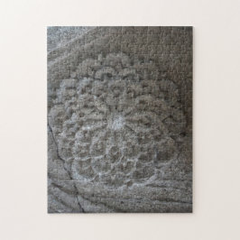 Mandala Carved Stone Photo Quebra-cabeça com Caixa