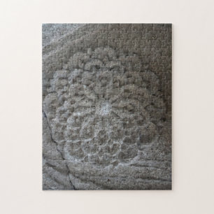 Mandala Carved Stone Photo Quebra-cabeça com Caixa