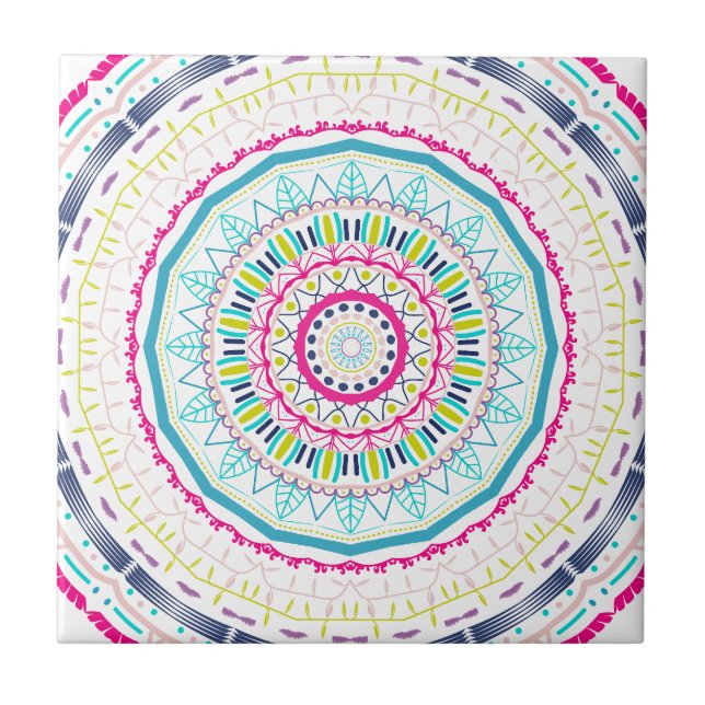 mandala colorida (Frente)