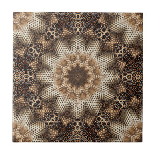 Mandala com Elementos Hexagonais