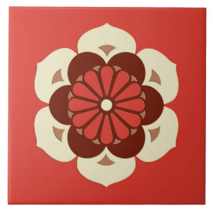 Mandala da flor de Lotus, tanjerina