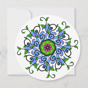 Mandala da Terra em cartão postal