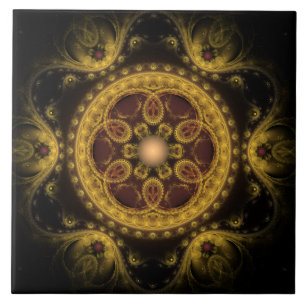 Mandala de fada fractal mágica