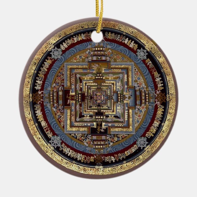 Mandala de Kalachakra um ornamento (Frente)