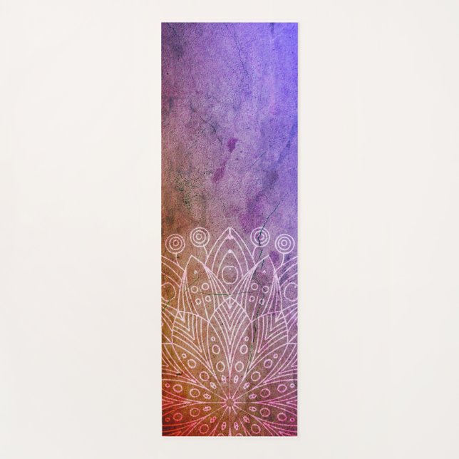 mandala de tapete de yoga personalizado (Frente)
