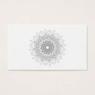 Mandala decorativa isolada em fundo branco.