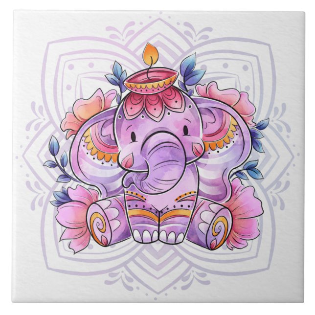 Mandala Elephant/Ganesh  (Frente)