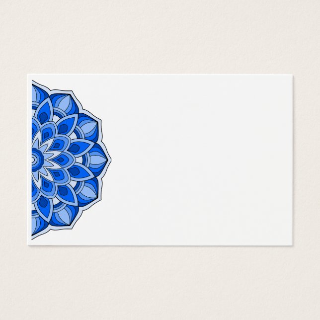 Mandala em azul (Frente)