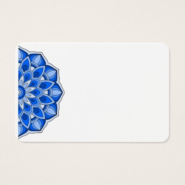 Mandala em azul (Frente)