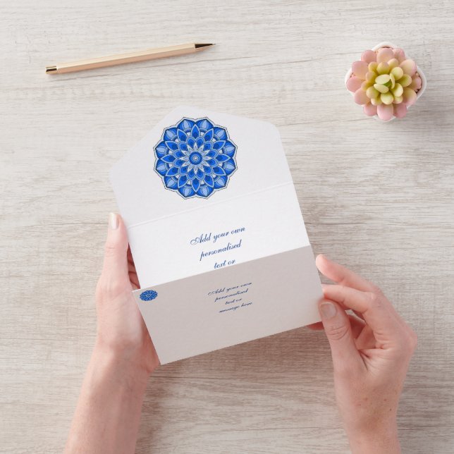 Mandala em azul (Vídeo)
