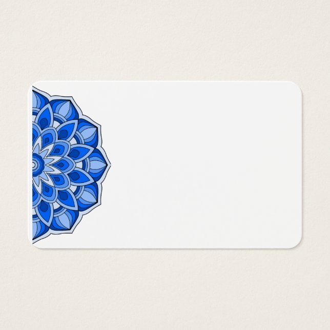 Mandala em azul (Frente)