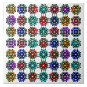 Mandala em várias cores