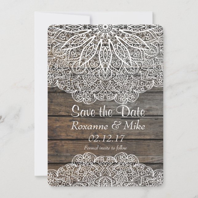 Mandala Guardar o convite de Data (Frente)