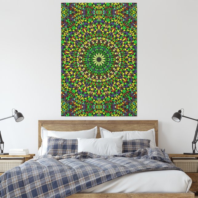 Mandala Harmony – Premium Wrapped Canvas Elegance (Insitu(Quarto))