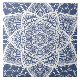 Mandala marinho e branca - Loergann no tubarão ba