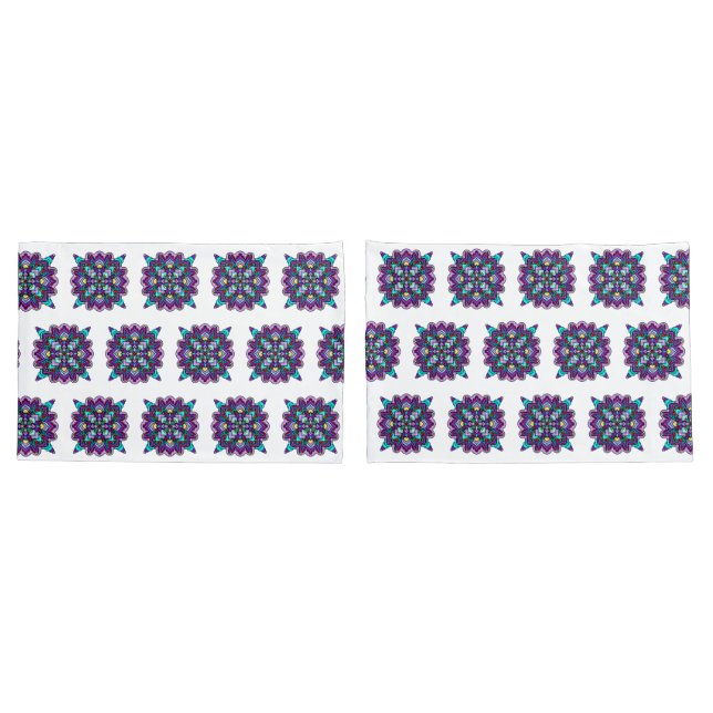 Mandala Mística Roxo e Negra (Verso - conjunto)