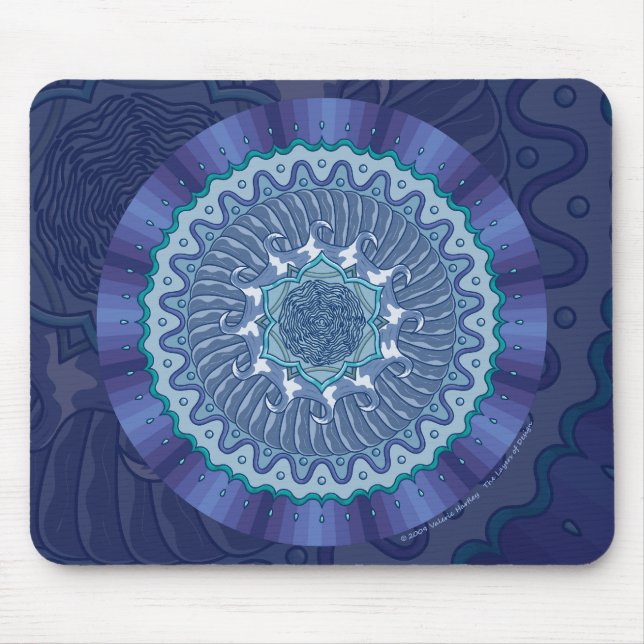 Mandala Mousepad da água (Frente)
