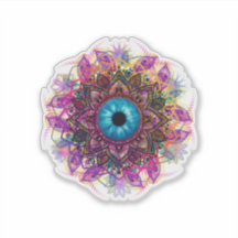 Mandala Olho do Observador - Adesivo