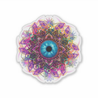 Mandala Olho do Observador - Adesivo