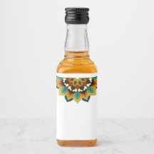 Mandala Padrão 02 em amarelo e em tom