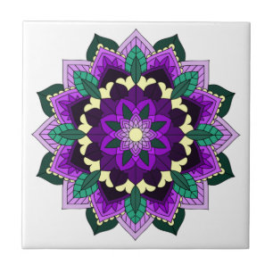 Mandala Padrão 02 em roxo