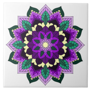 Mandala Padrão 02 em roxo