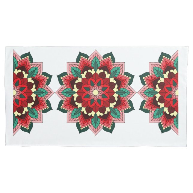 Mandala Padrão 02 em vermelho (Frente)