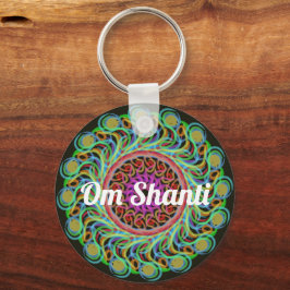 Mandala Personalizável Mantra Chaveiro