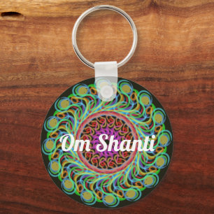 Mandala Personalizável Mantra Chaveiro