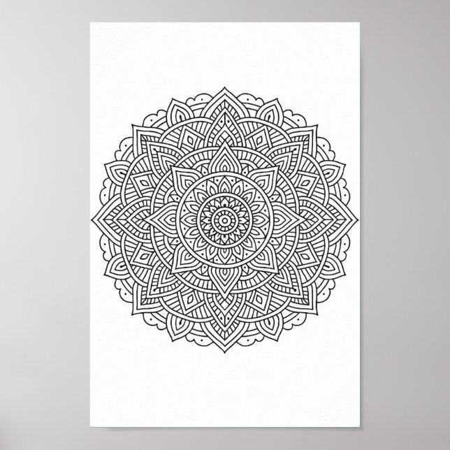 Mandala poster (Frente)