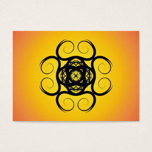 Mandala preta do caleidoscópio de Swirly