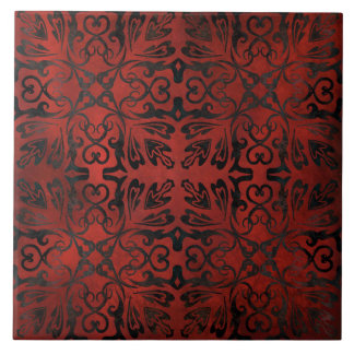mandala preto romântico elegante azulejo cerâmico