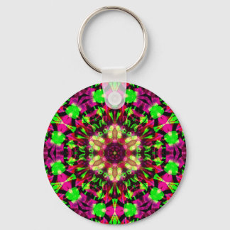 Mandala Psicodélico #13 Chaveiro
