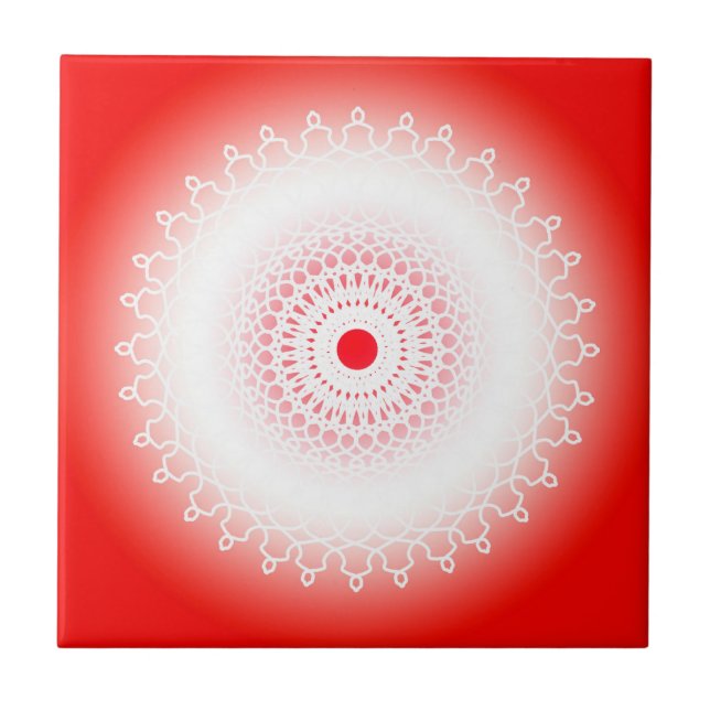 Mandala rouge (Frente)