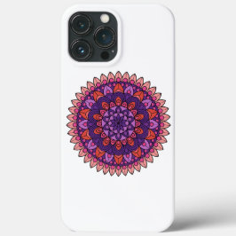 Mandala roxa e rosa