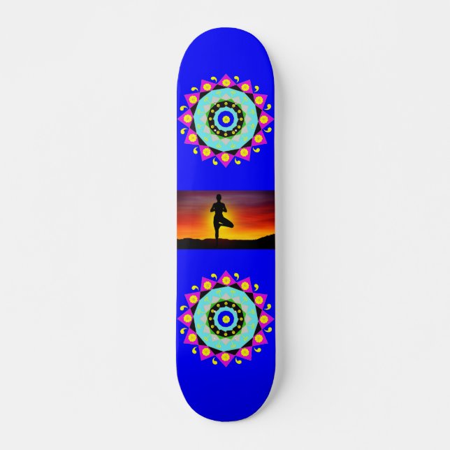Mandala: skate decorativo (Frente)