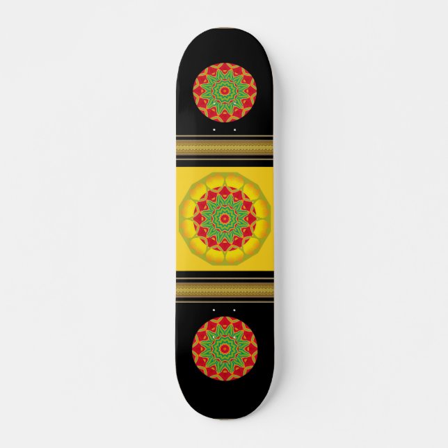 Mandala Skateboard (Frente)