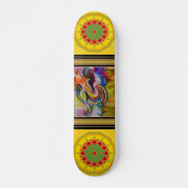 Mandala Skateboard (Frente)