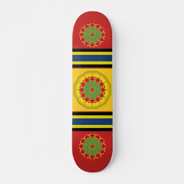 Mandala Skateboard (Frente)