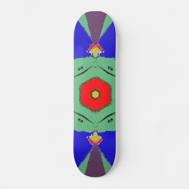 mandala skateboard / Planche skateboard mandala  (Frente)