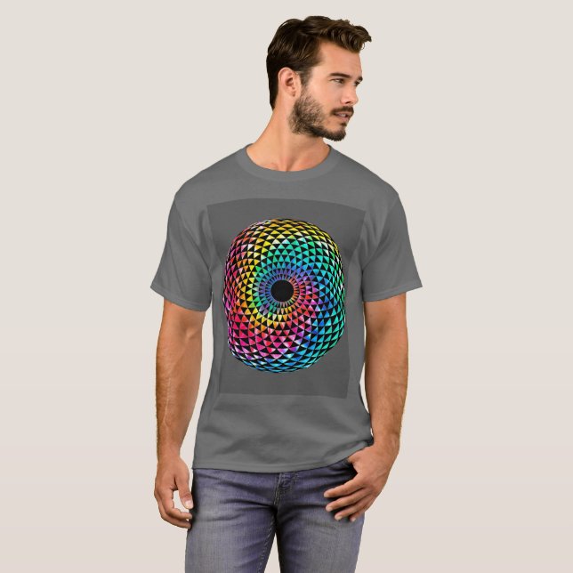 Mandala sobre Camiseta LGBT (Frente Completa)