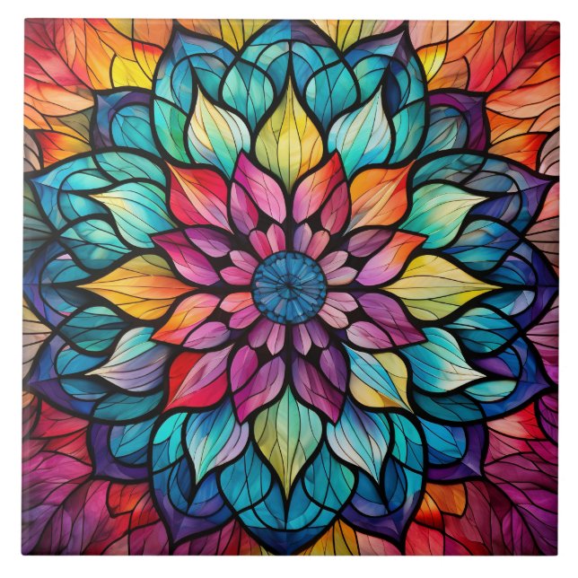 Mandala Stained Glass  (Frente)