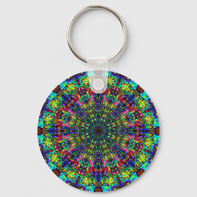 Mandala Stainha Glass: chaveiro (Frente)