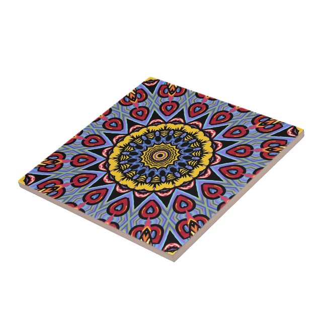 Mandala Trippy Retro Hippie Boho Chic Bohemian (Lateral)