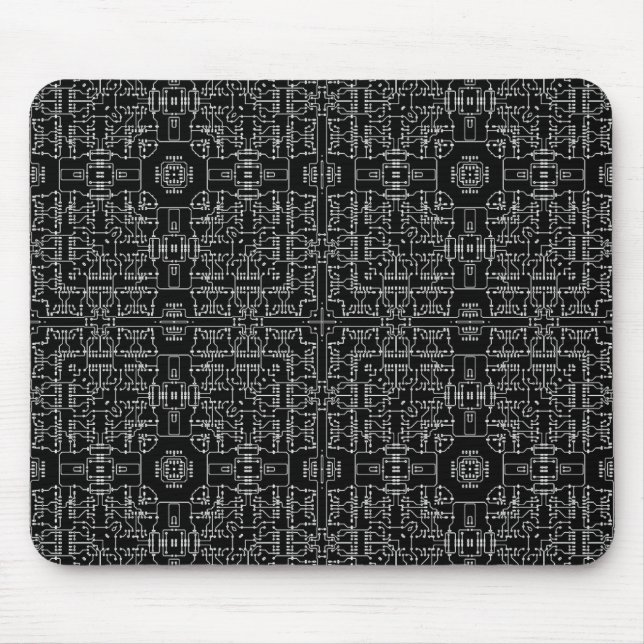 Mandala uma Mousepad dos circuitos (Frente)